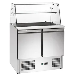 CNJT commercial refrigerator saladette counter