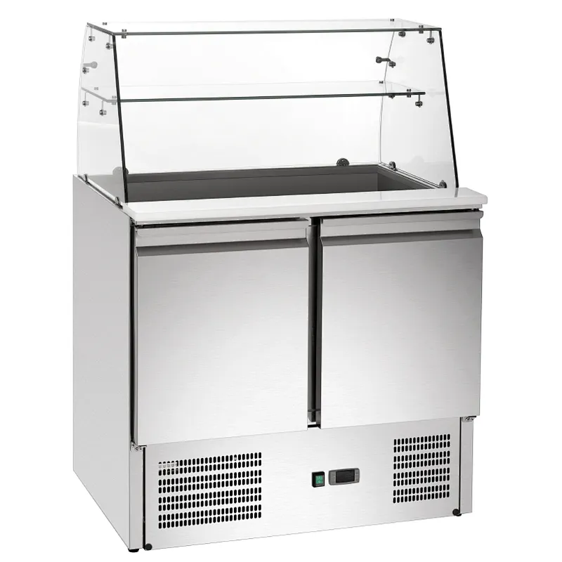 CNJT commercial refrigerator saladette counter